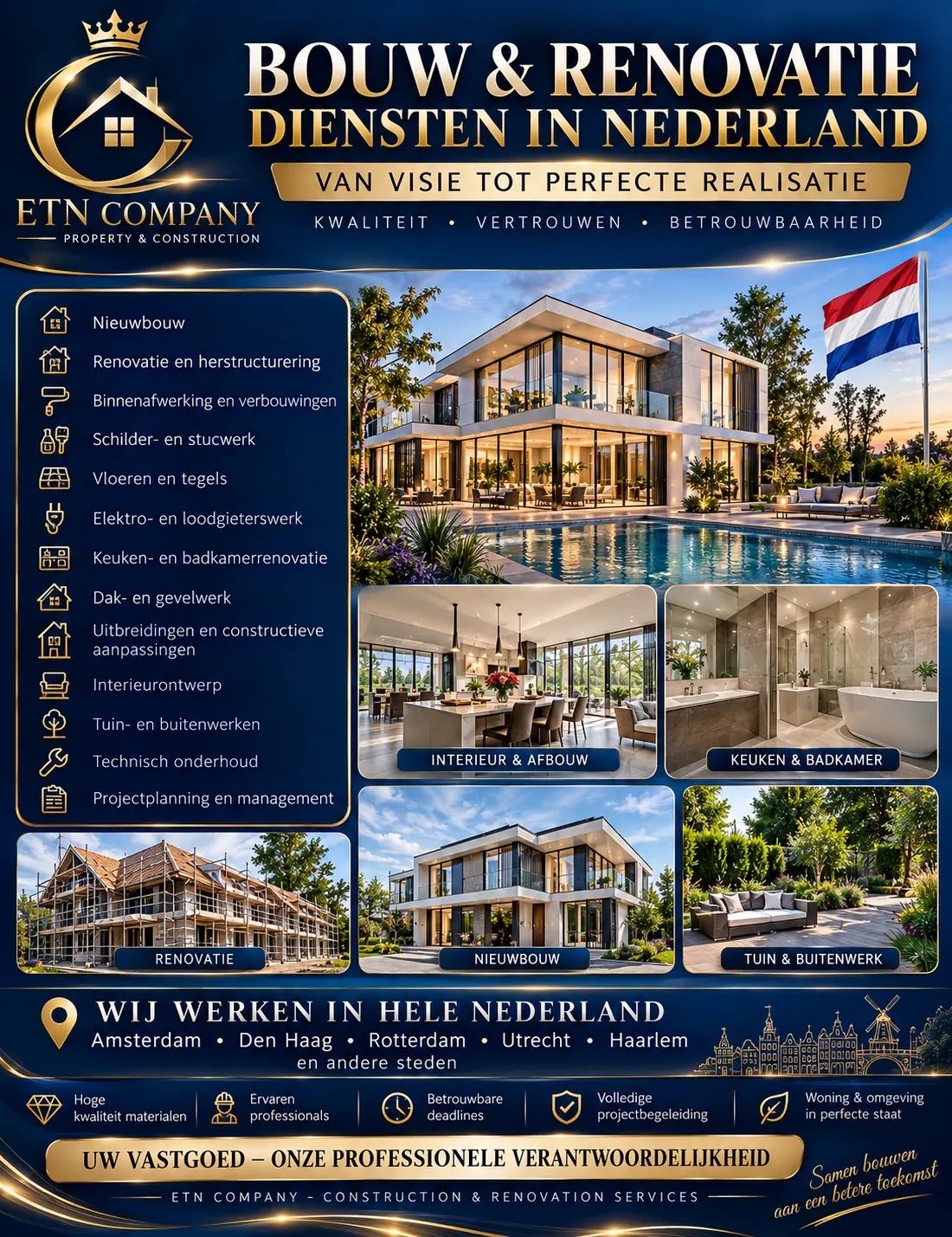 Renovatie en bouwservice Nederland
